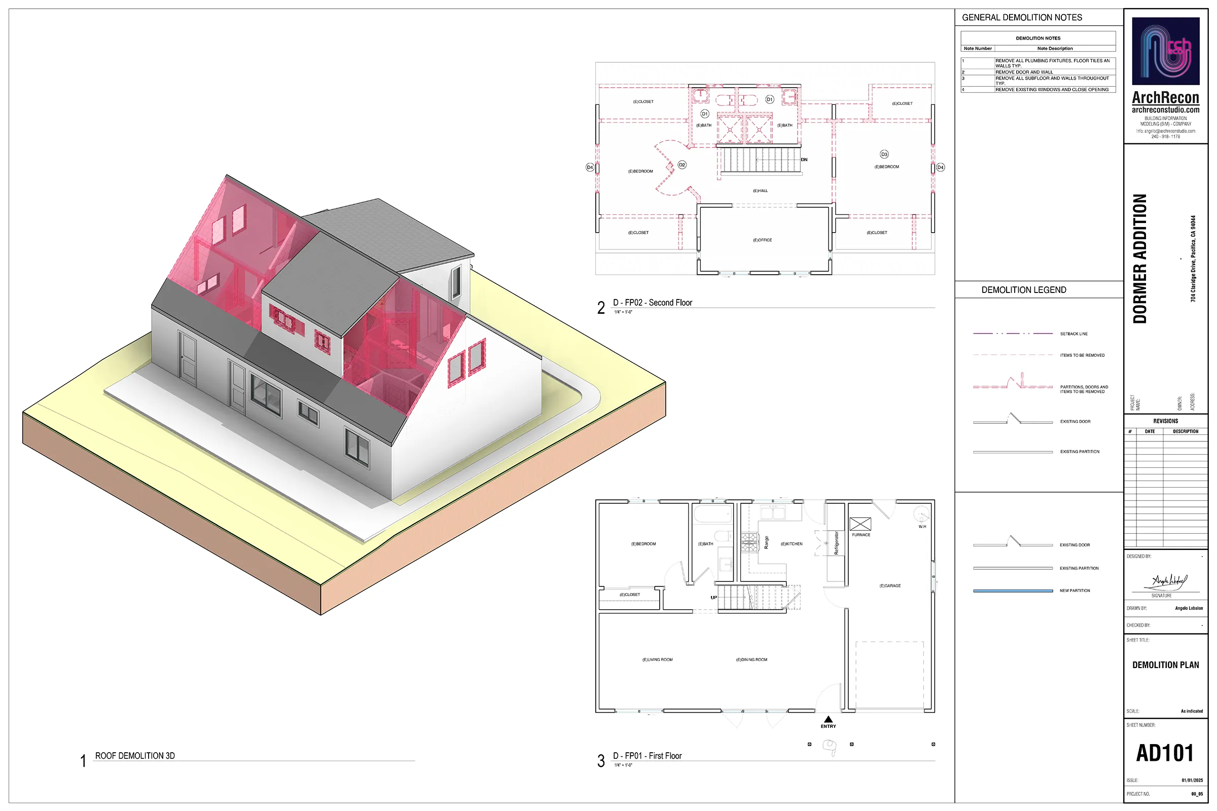 Claridge Drive Drafting Set 02