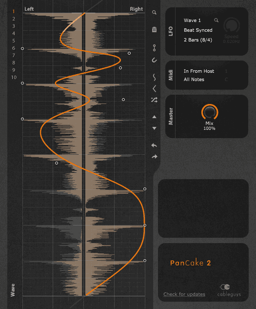 PanCake - The free VST Plugin