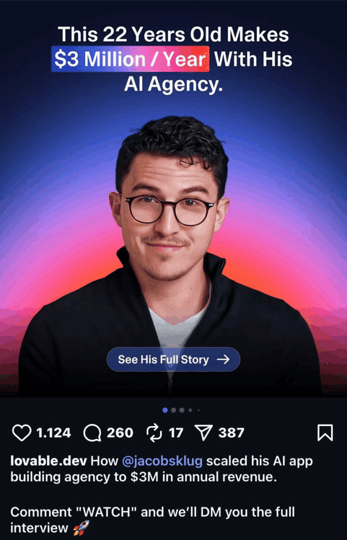 Marketing Spotlight: Lovable Marketing Strategy Sales Funnel from Social Media