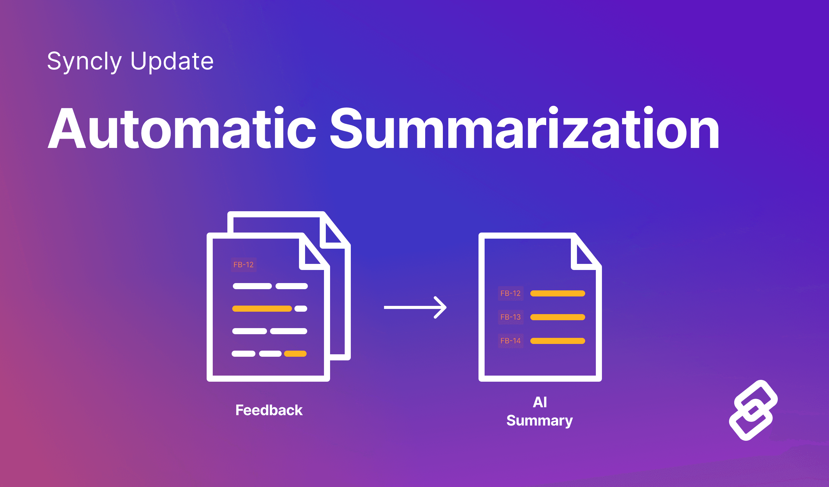 syncly update automatic feedback summarization