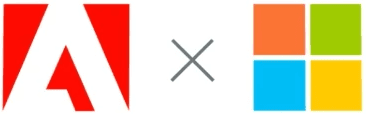 logo adobe og microsoft