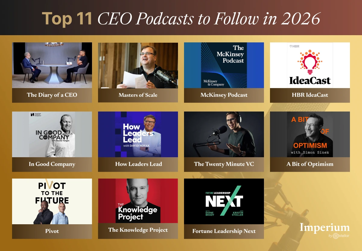 Top 11 CEO Podcasts to Follow in 2026