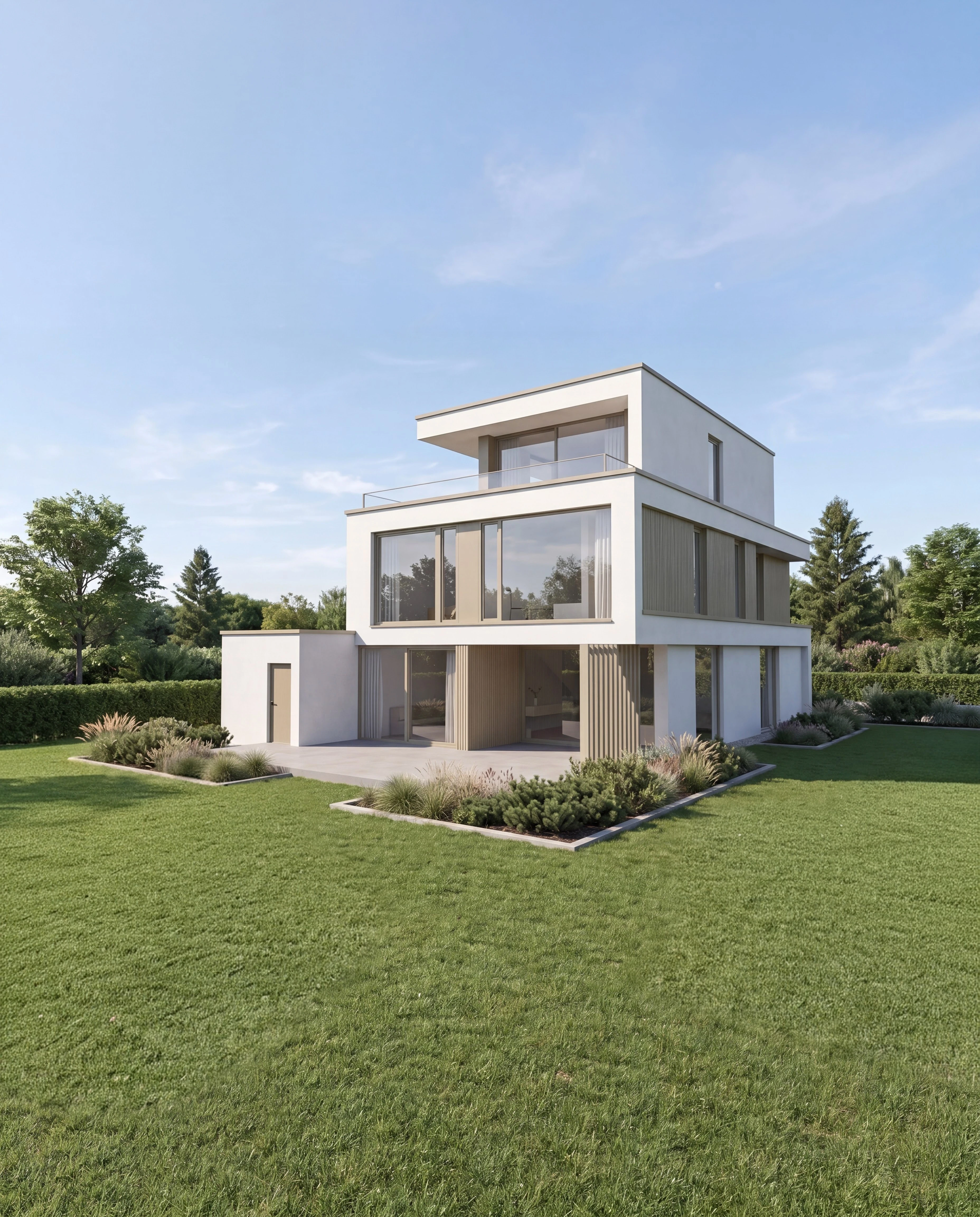 Villa D Gartenansicht