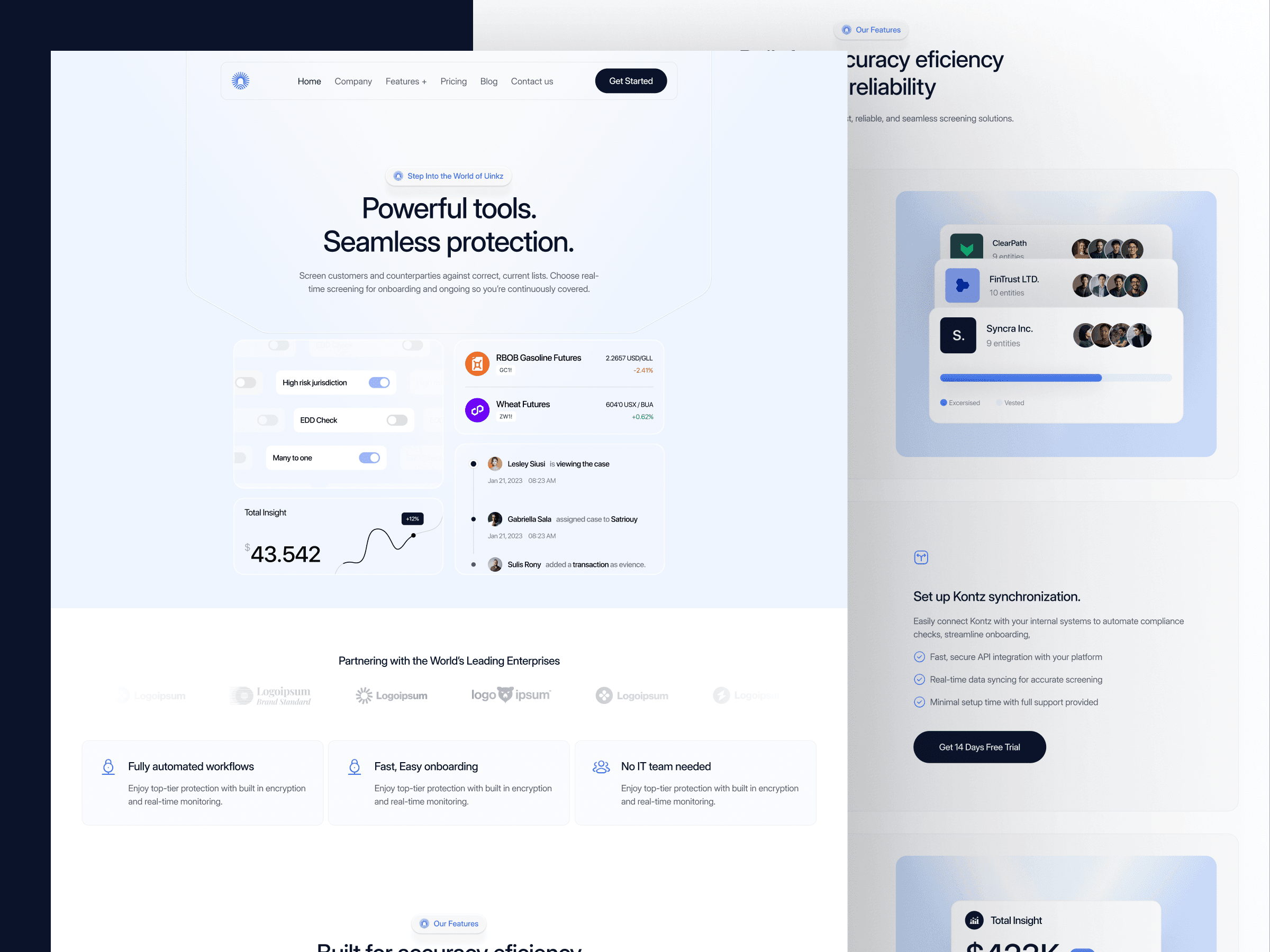 webflow saas template