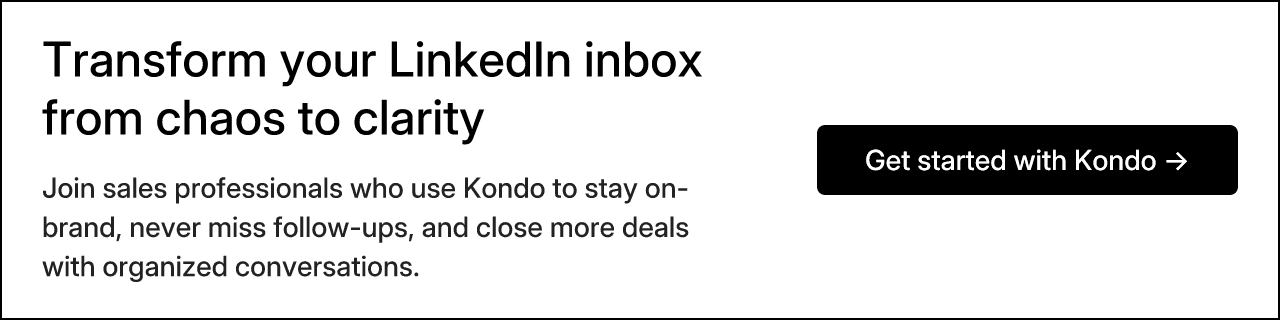 Transform your LinkedIn inbox from chaos to clarity