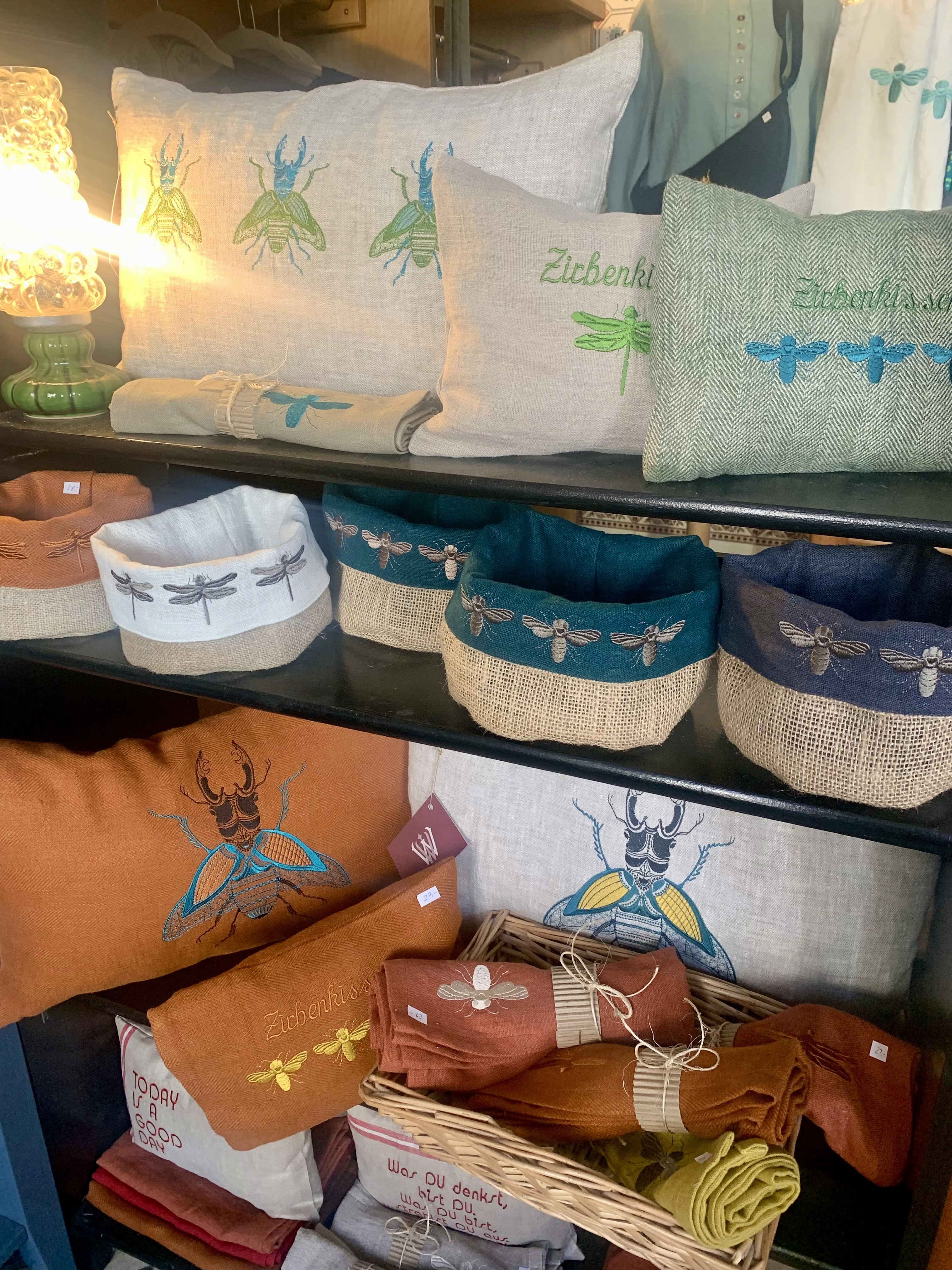 Stickmaschine, Leinen Stickerei