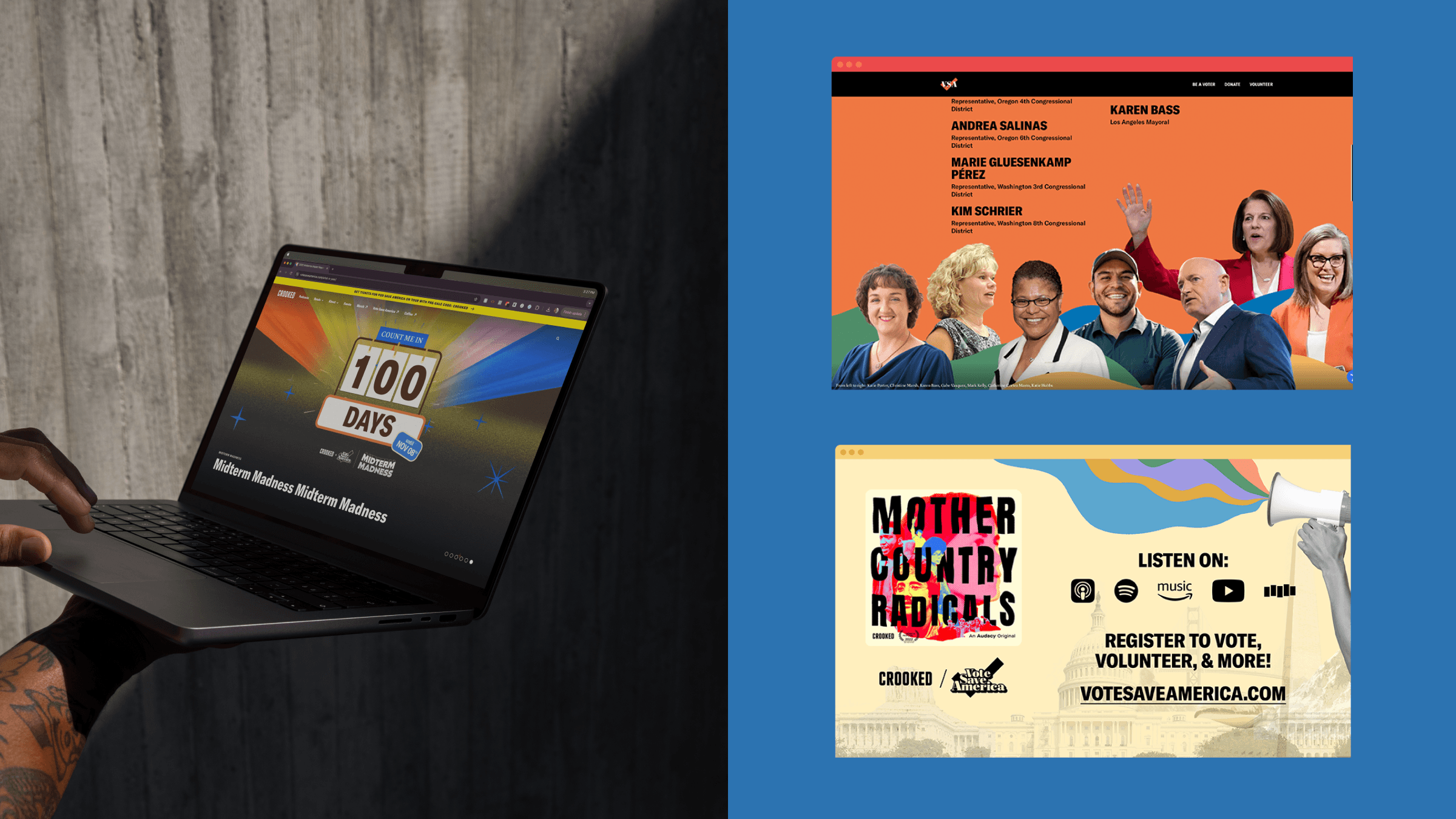 Left: App icon | Right: App loading screen