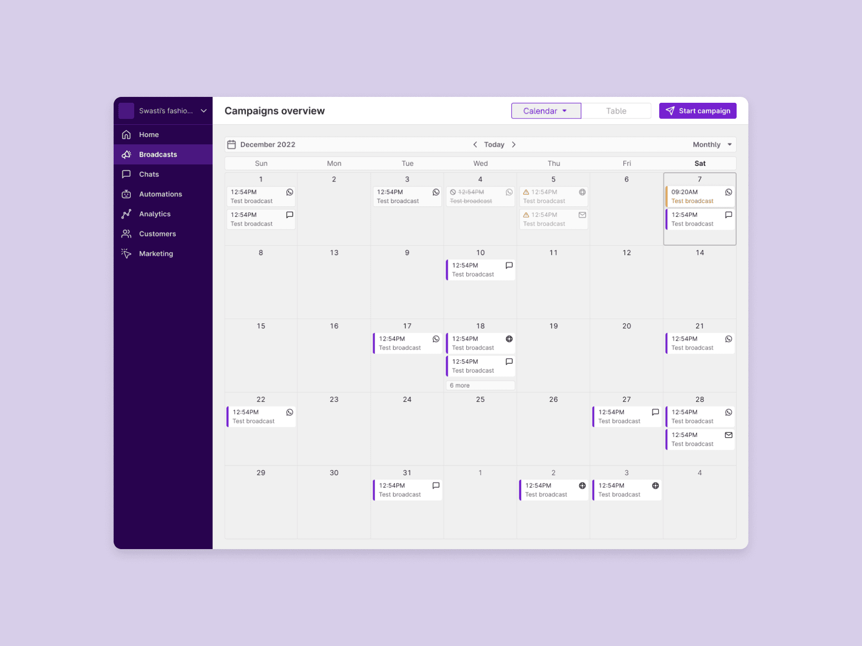 App for personal finance consists of two pages "Home and card details"