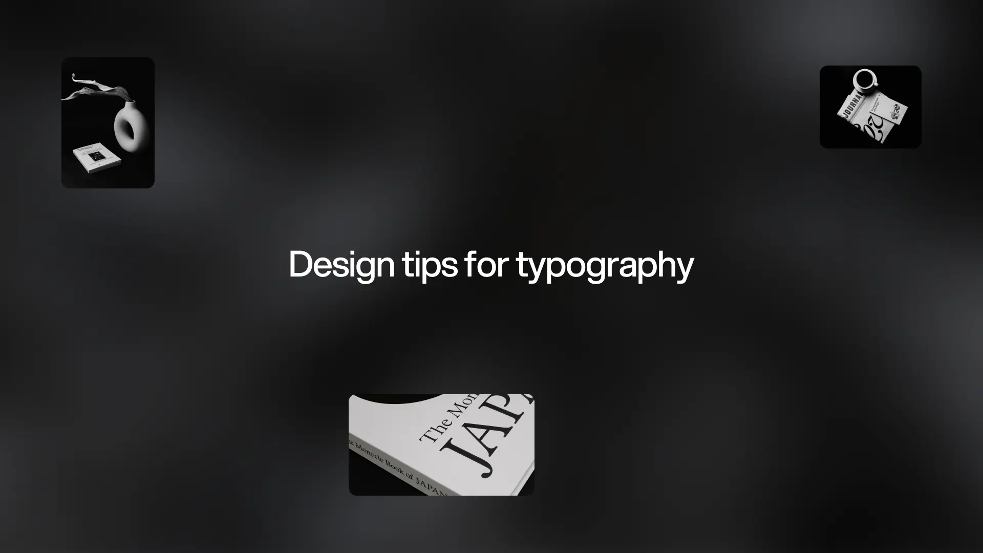 Design tips for typography