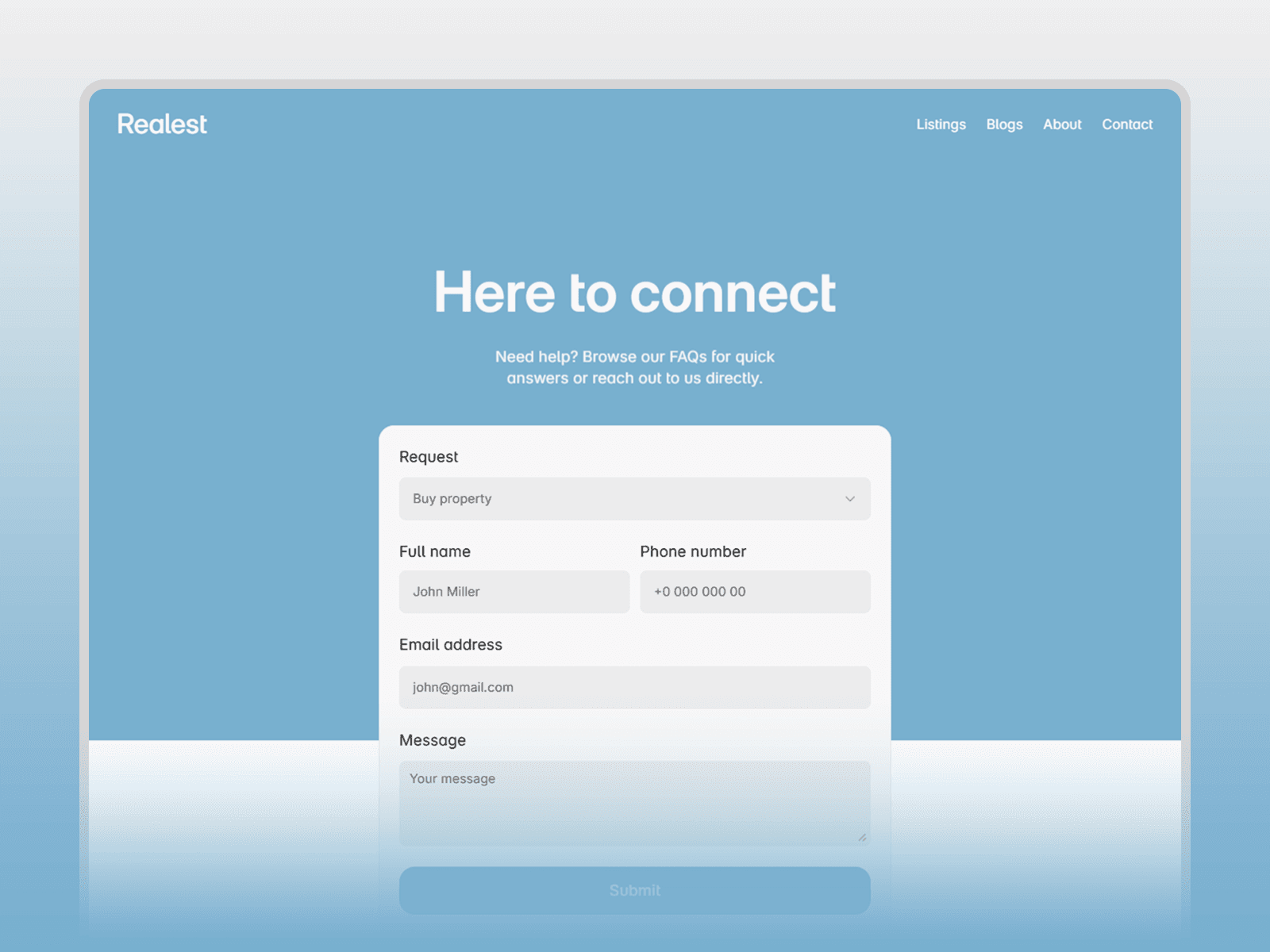 website template image
