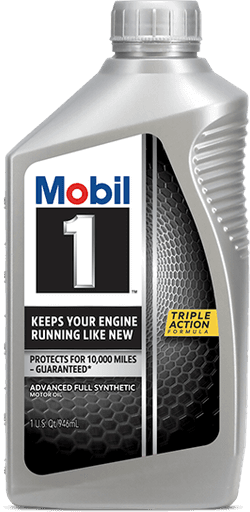 Bottle of Mobil 1 Motor Oil