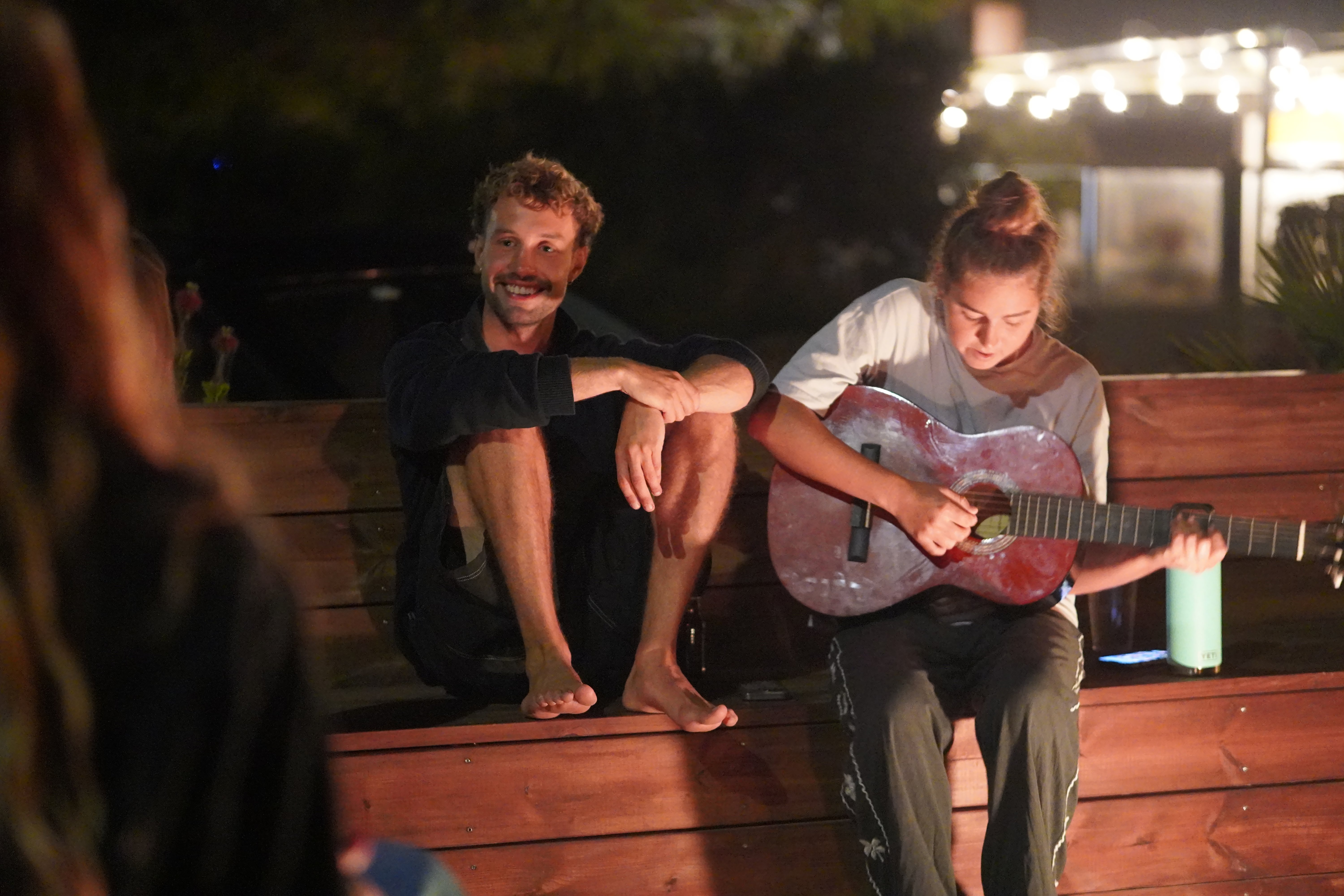 Guests enjoying an evening at Wild Souls Coliving in Ericeira, Portugal