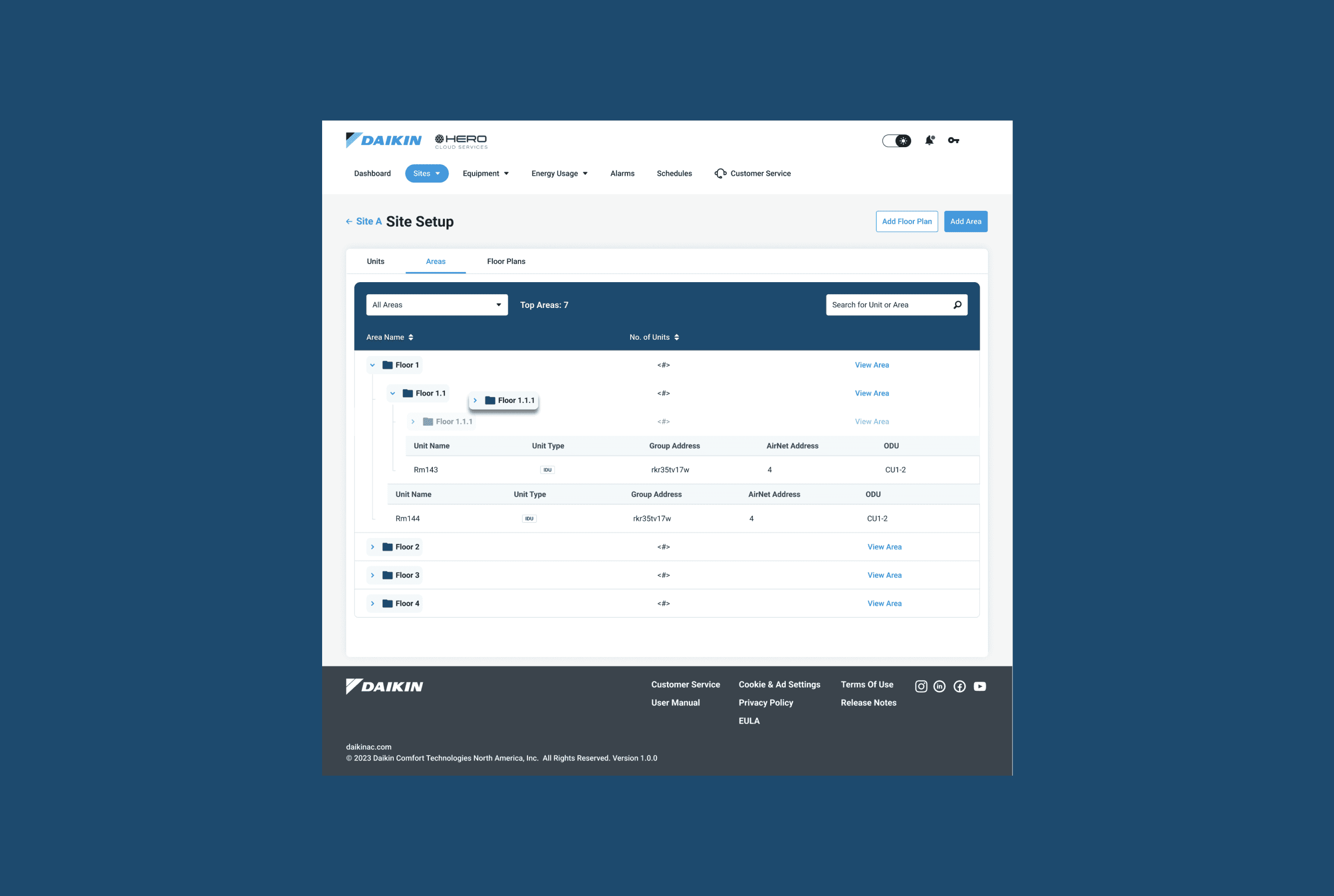 A mockup of users being able to control their building management