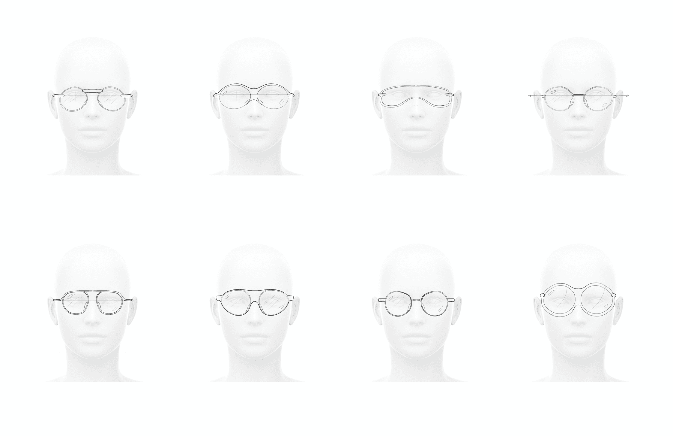 Streetside billboard with flyposters of the Batch.Works brand and illustrations