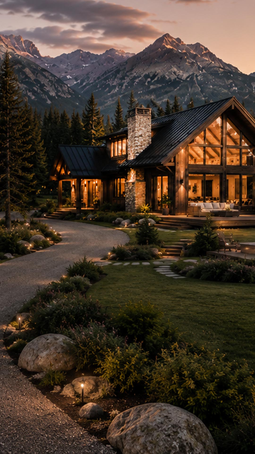 A beautifull cabin in the forest