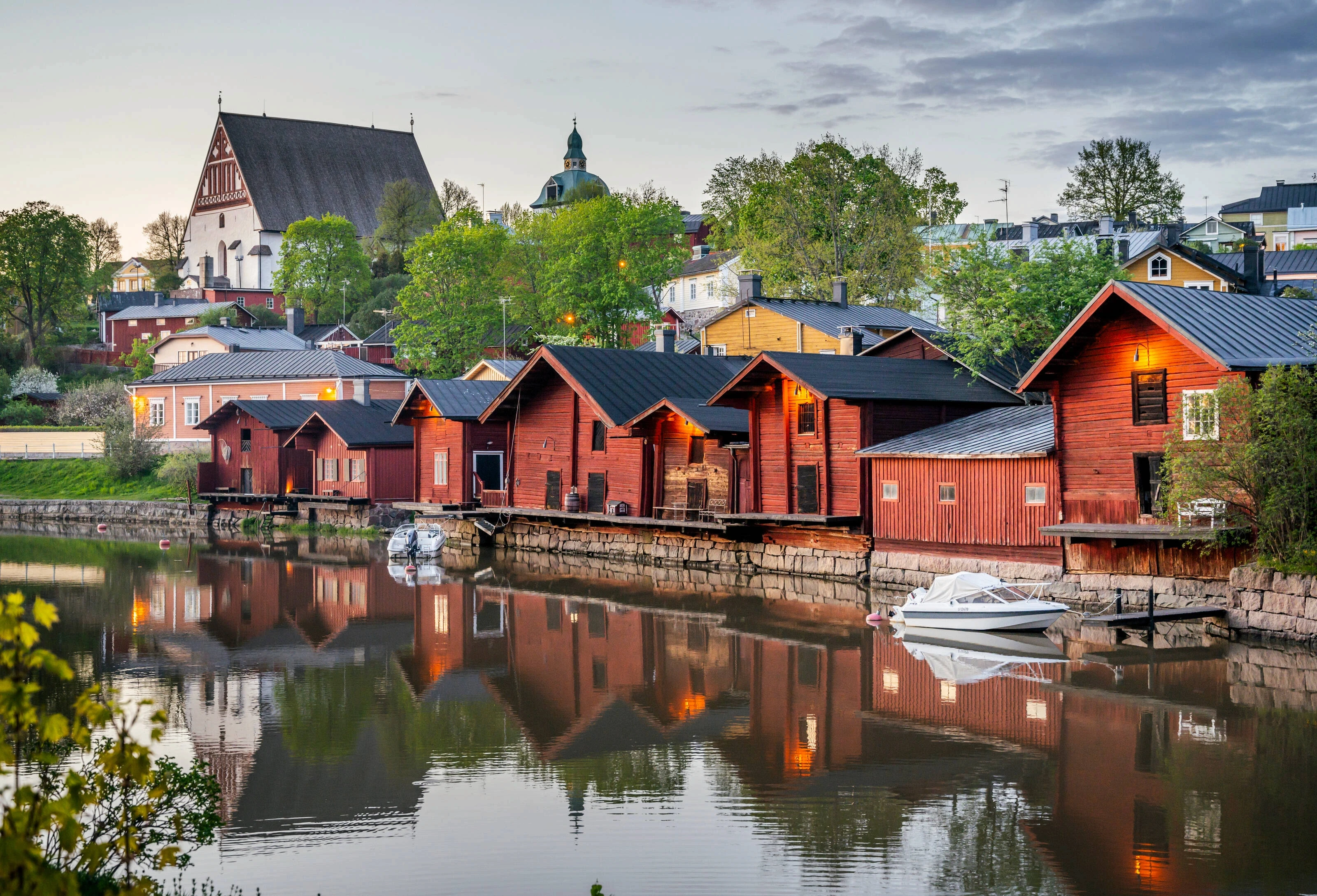 Porvoo riverside wooden houses