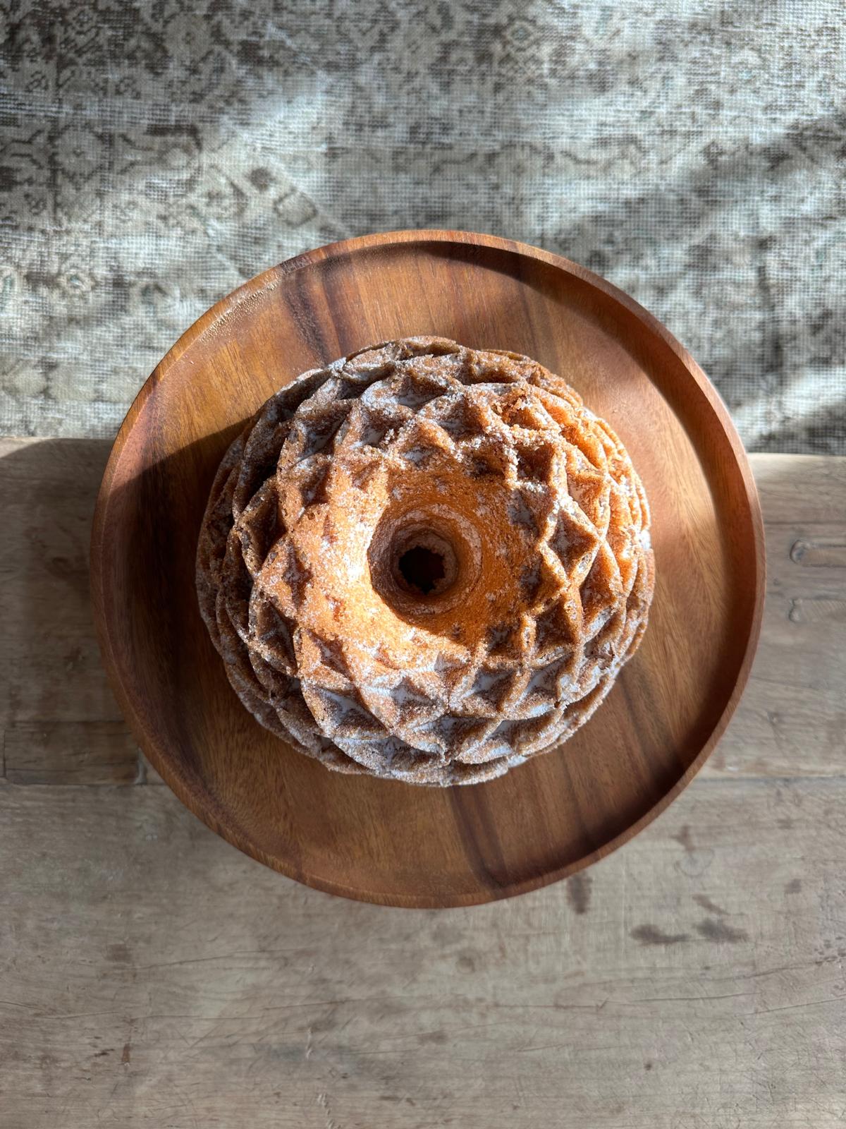 Gâteau de Savoie au miel de montagne