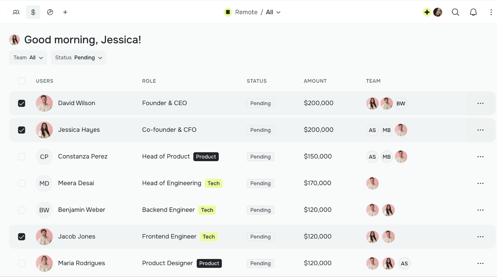 a woman with long brown hair smiling at the camera