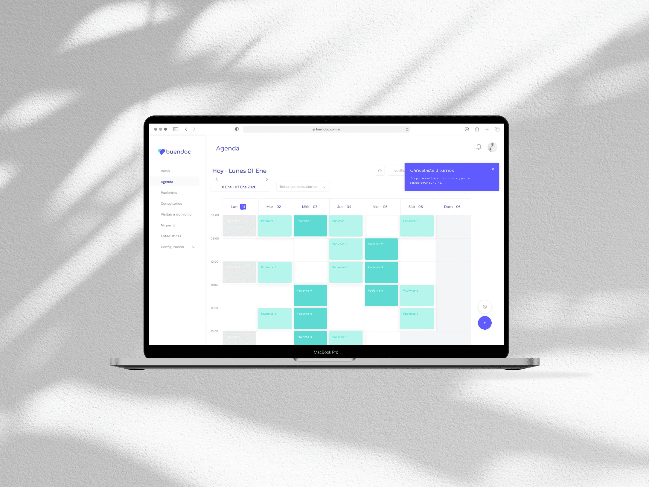 Project showcase laptop mockup