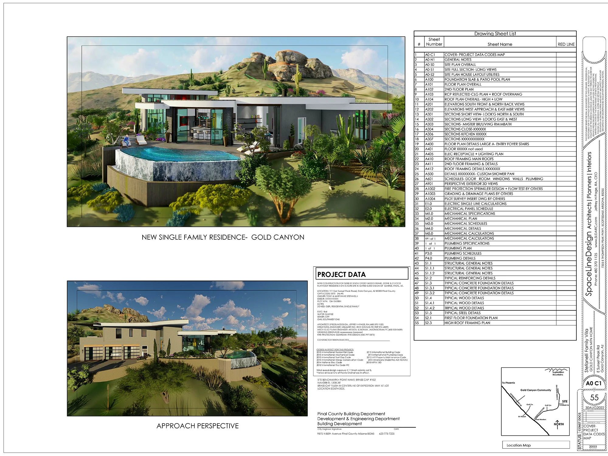 Scottsdale Custom House Plans