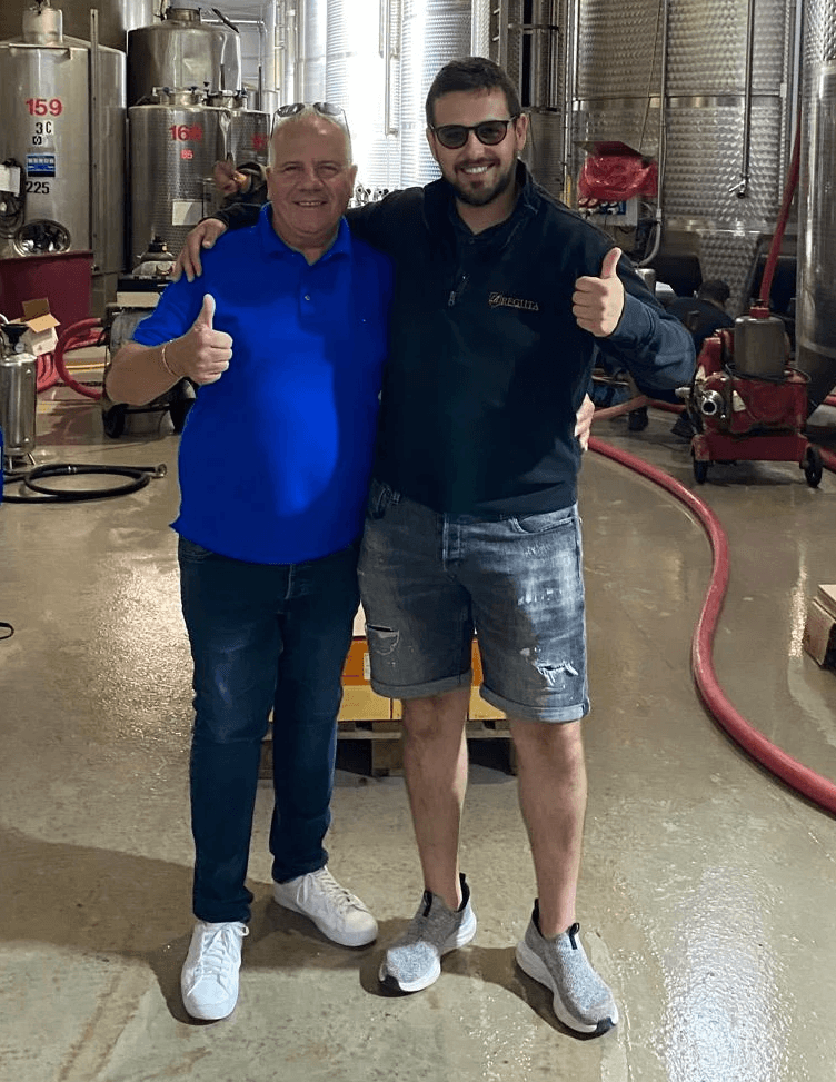 Historic chateau surrounded by vineyards, natural wine production area.