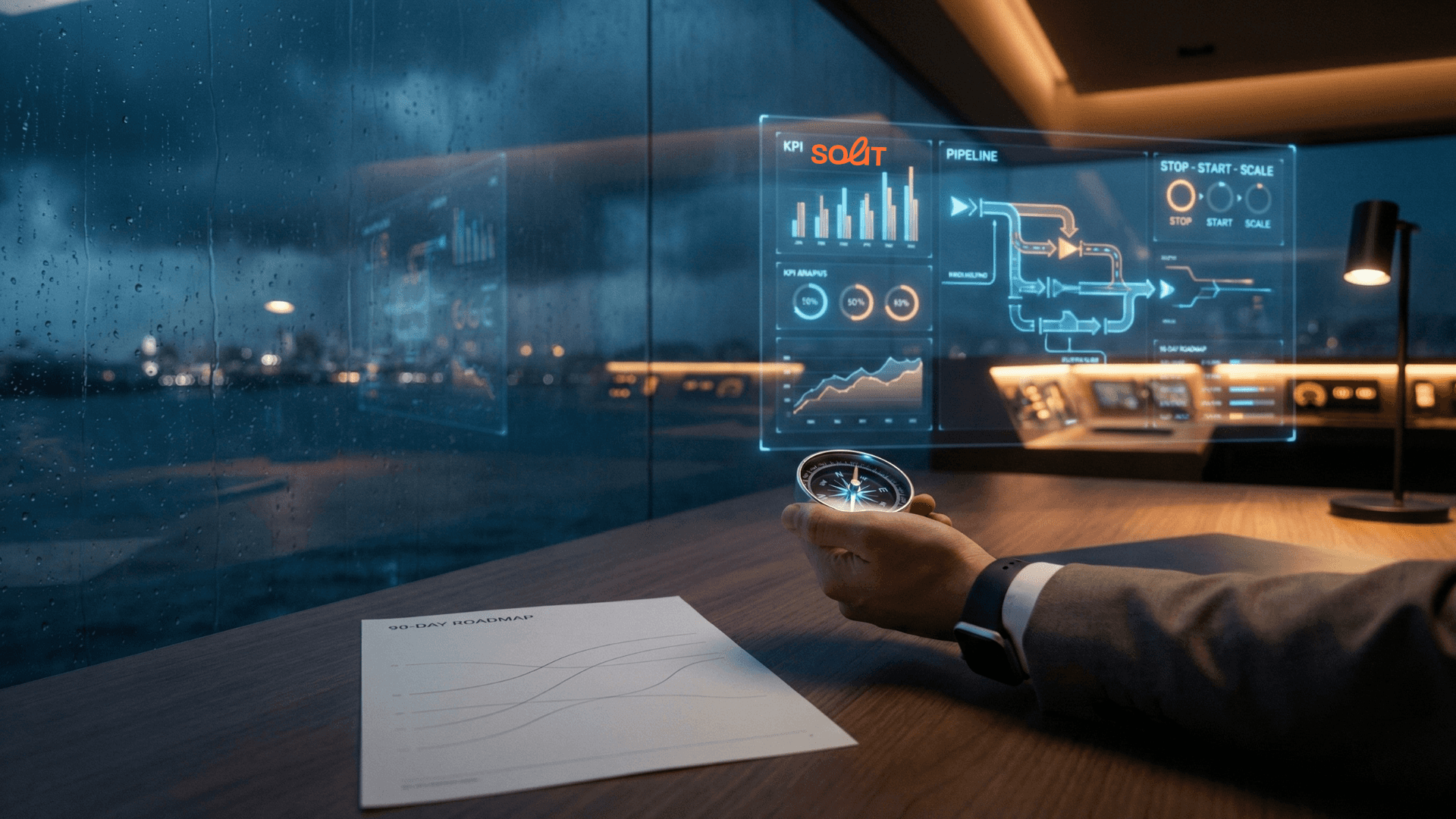 B2B Wachstum in Krisenzeiten: 90-Tage-Marketingplan – Strategie-Workshop bei SOLIT Marketing