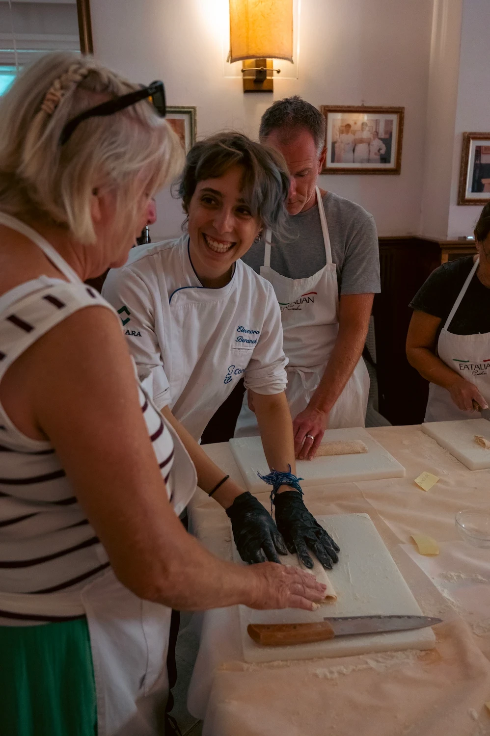 Pastiera Tucci che sorride