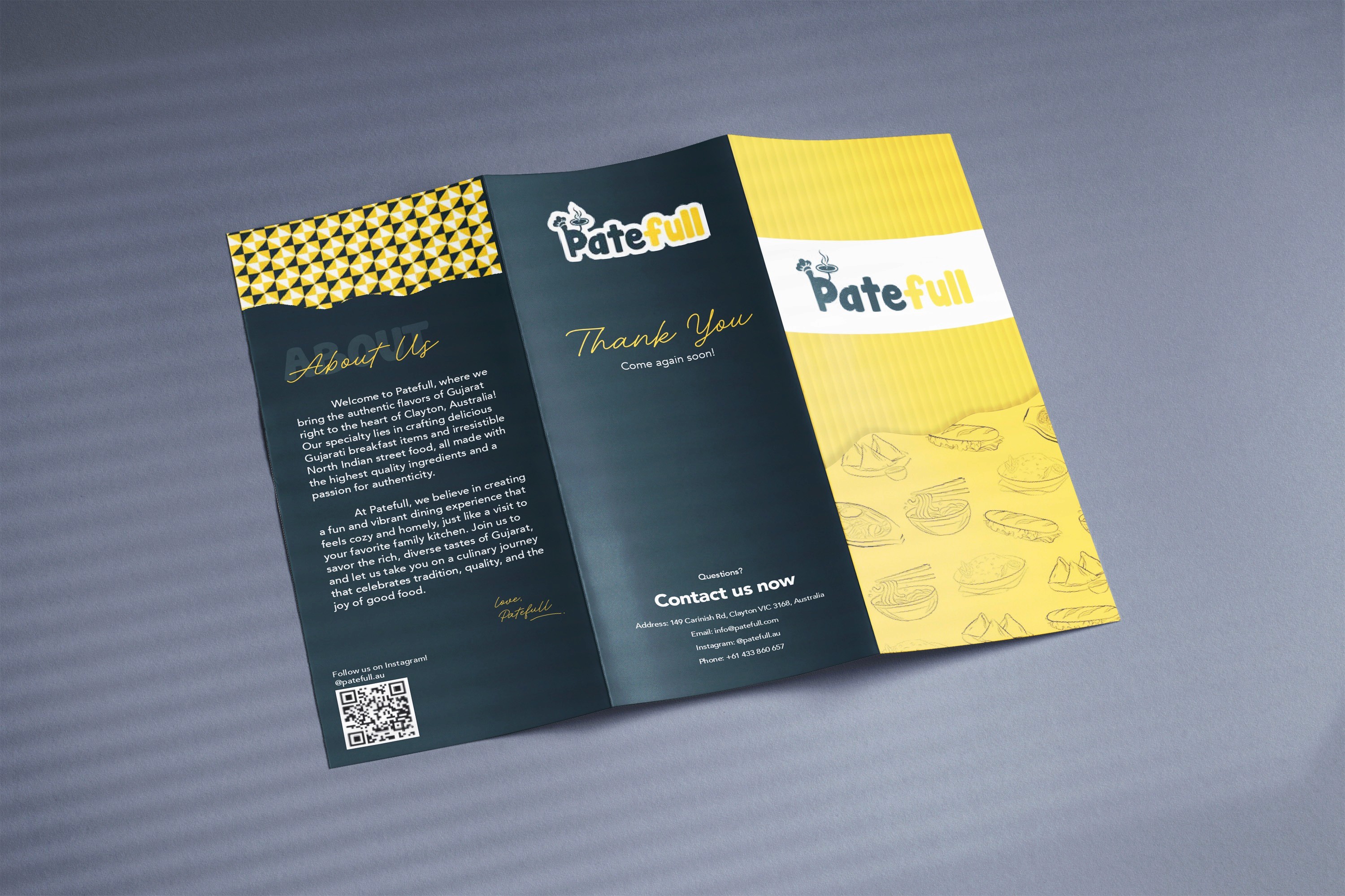 Menu Design II (Patefull, 2024)