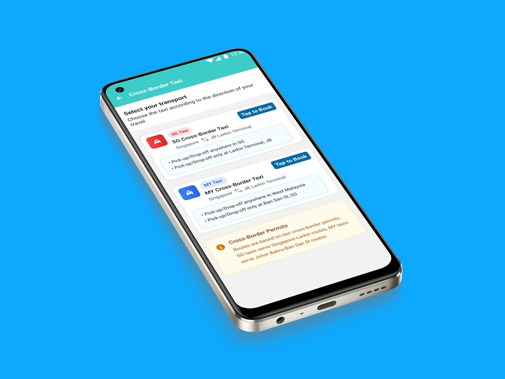 two cell phones on a gray surface