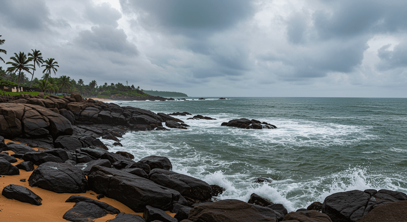 crashing waves