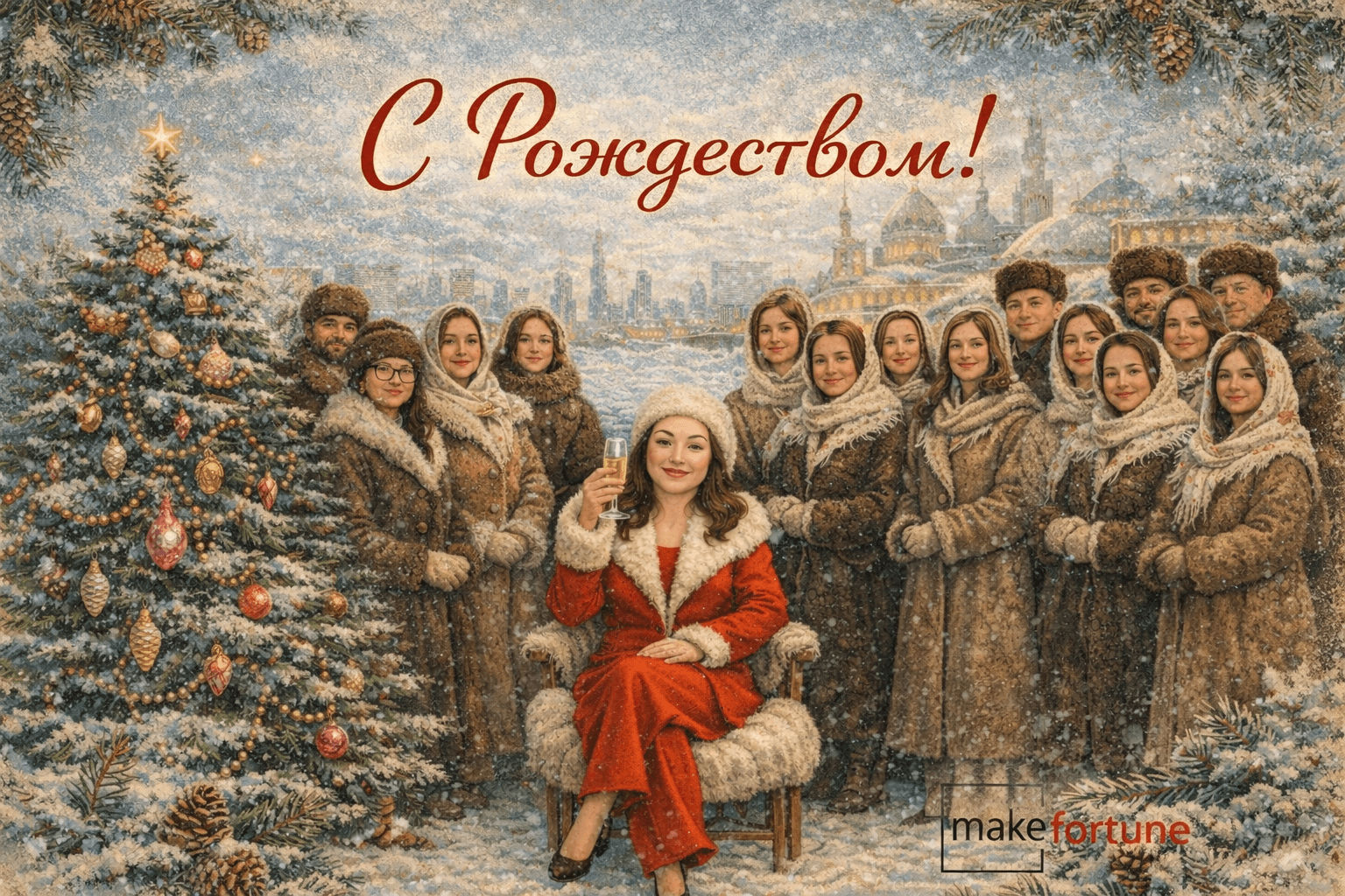 Close-up of lush, dark green leaves, some glossy and wet, against a muted background.