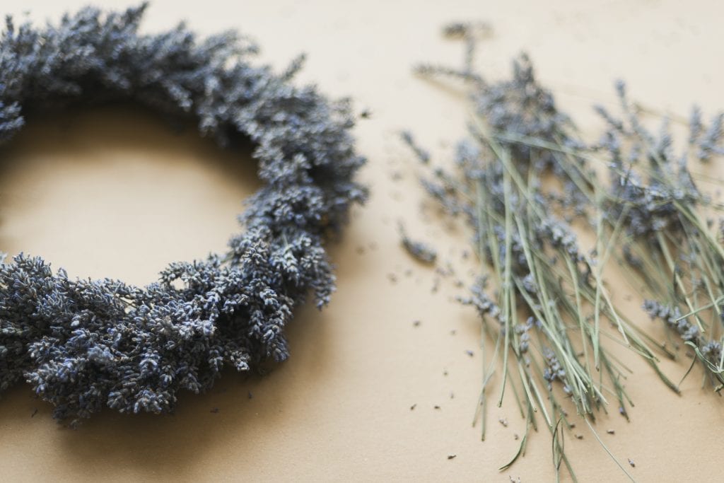 Someone checking items off of a check list