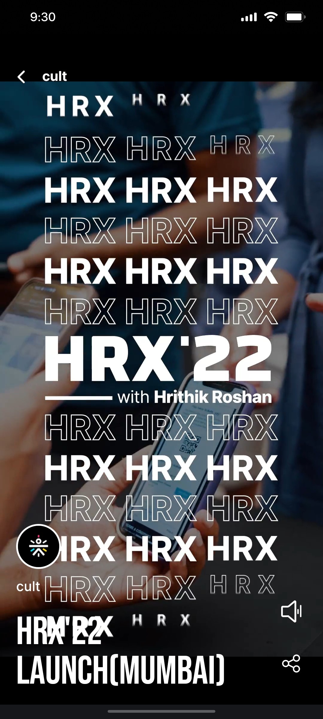 Cult.fit App Cult Screen