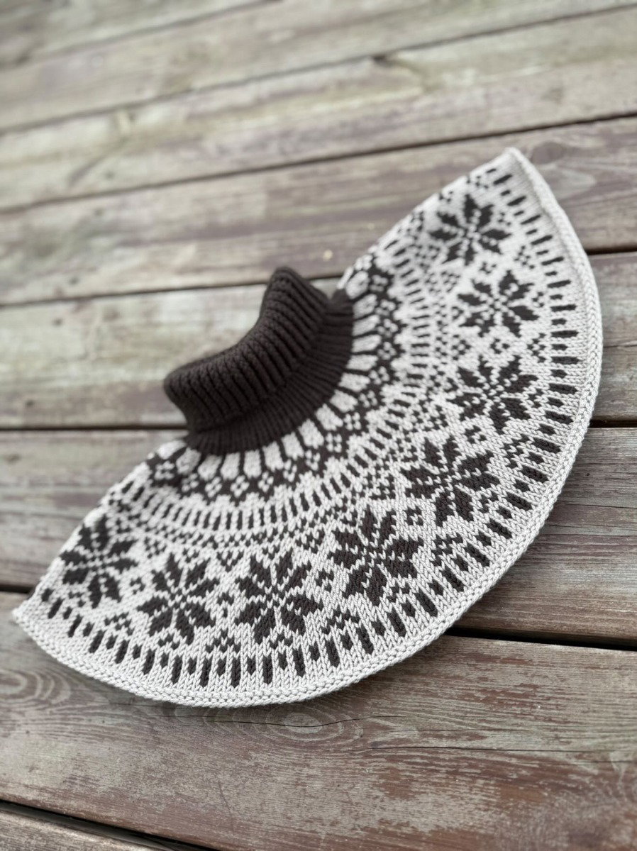 Chunkyselbu Hals knitting pattern by Marihønestrikk