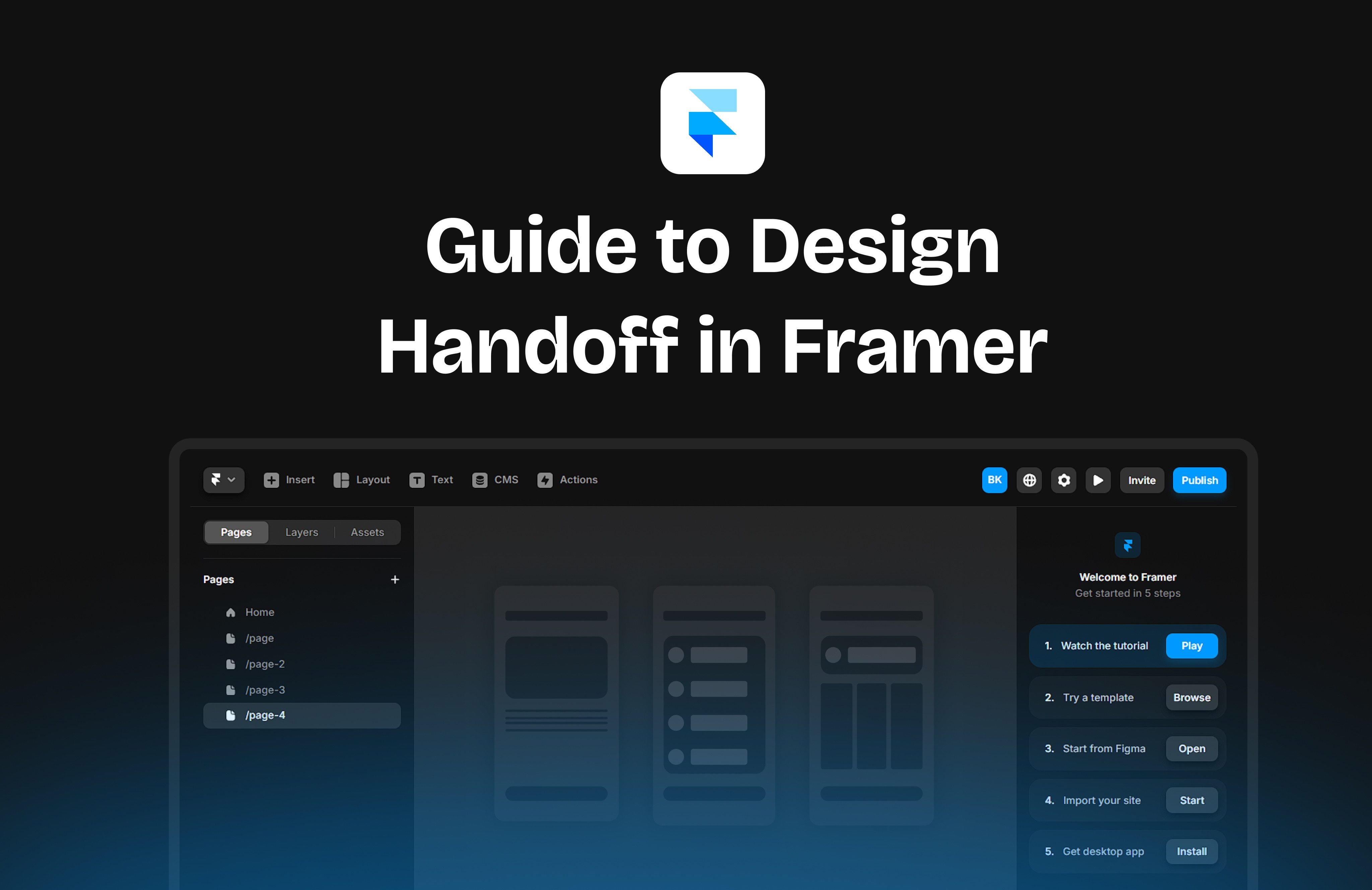 A Guide to Efficient Design Handoff in Framer