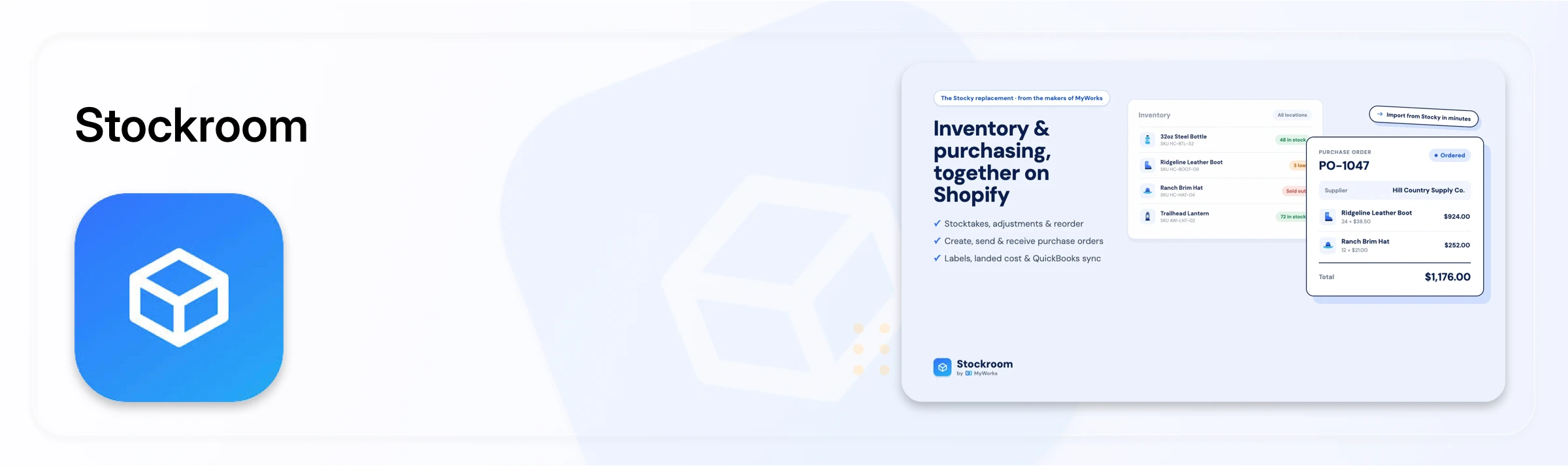 Landed cost tracking app