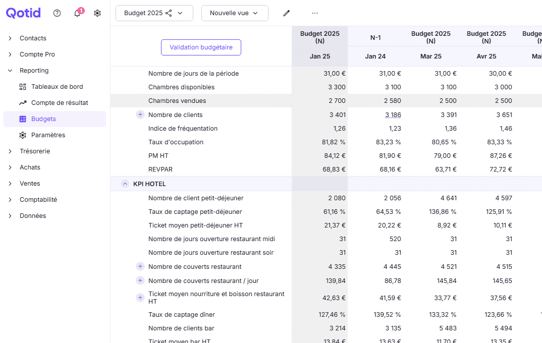Image de l'application Qotid montrant la fonctionnalité de création de devis et de facture