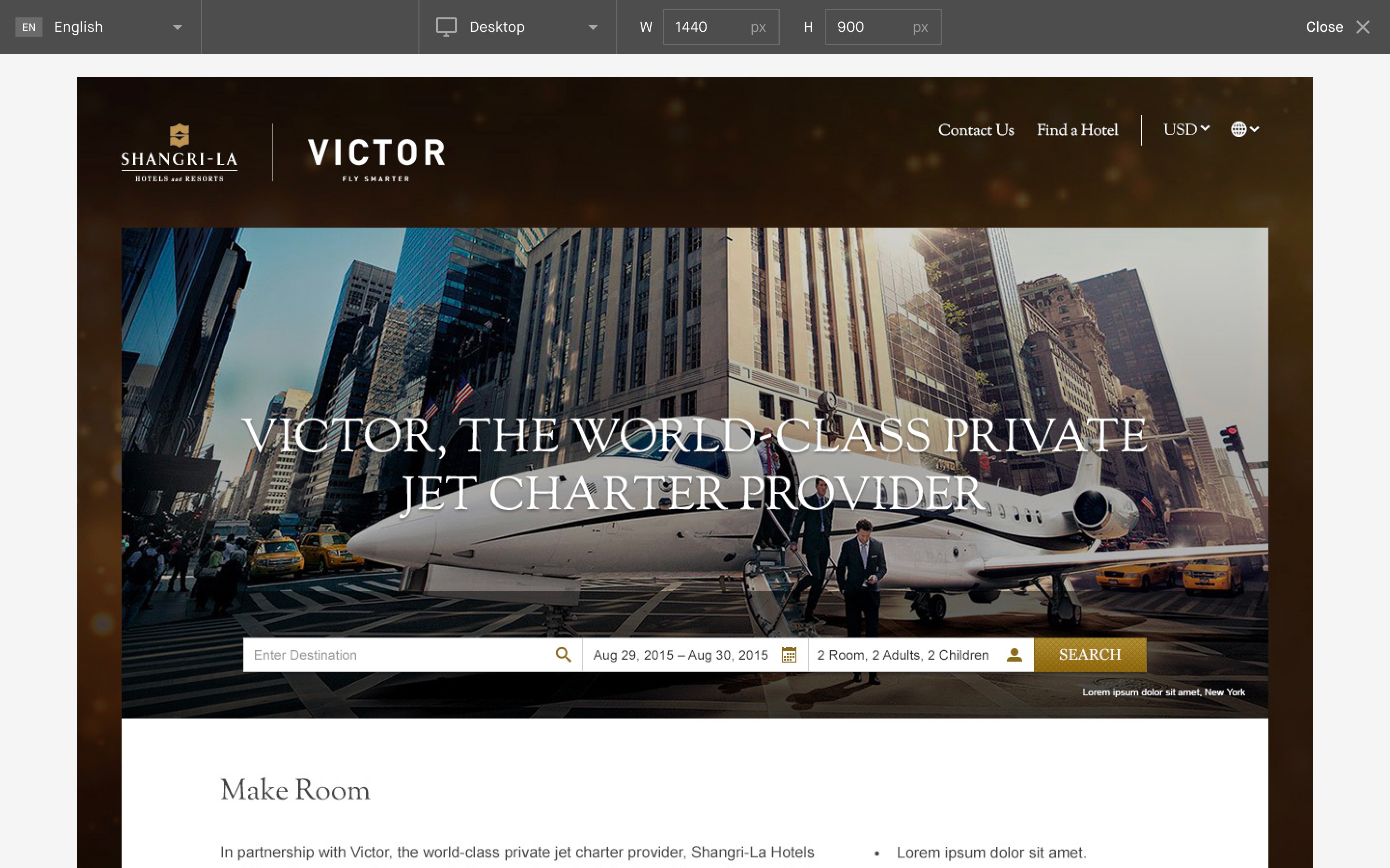 Intelier CMS - Landing Pages - Preview.S - Hotel Sites - Rooms