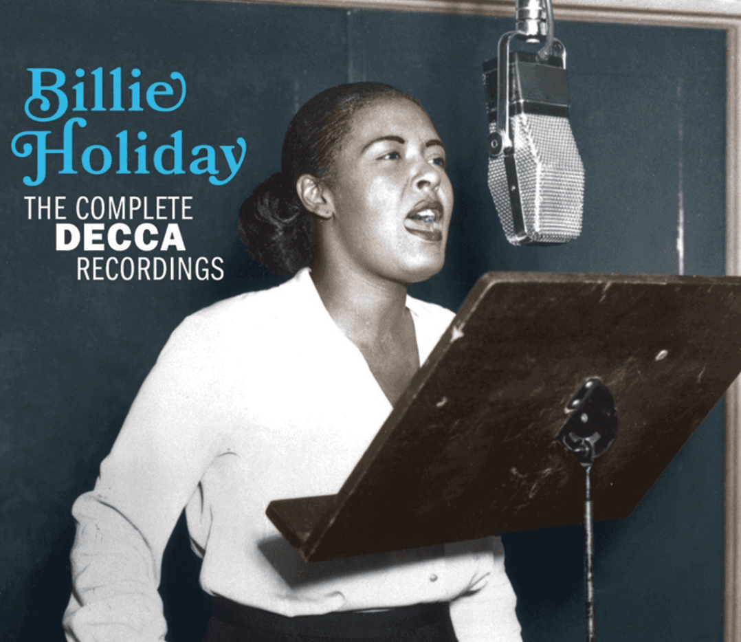 Billie Holiday recording with a RCA 44 ribbon microphone.