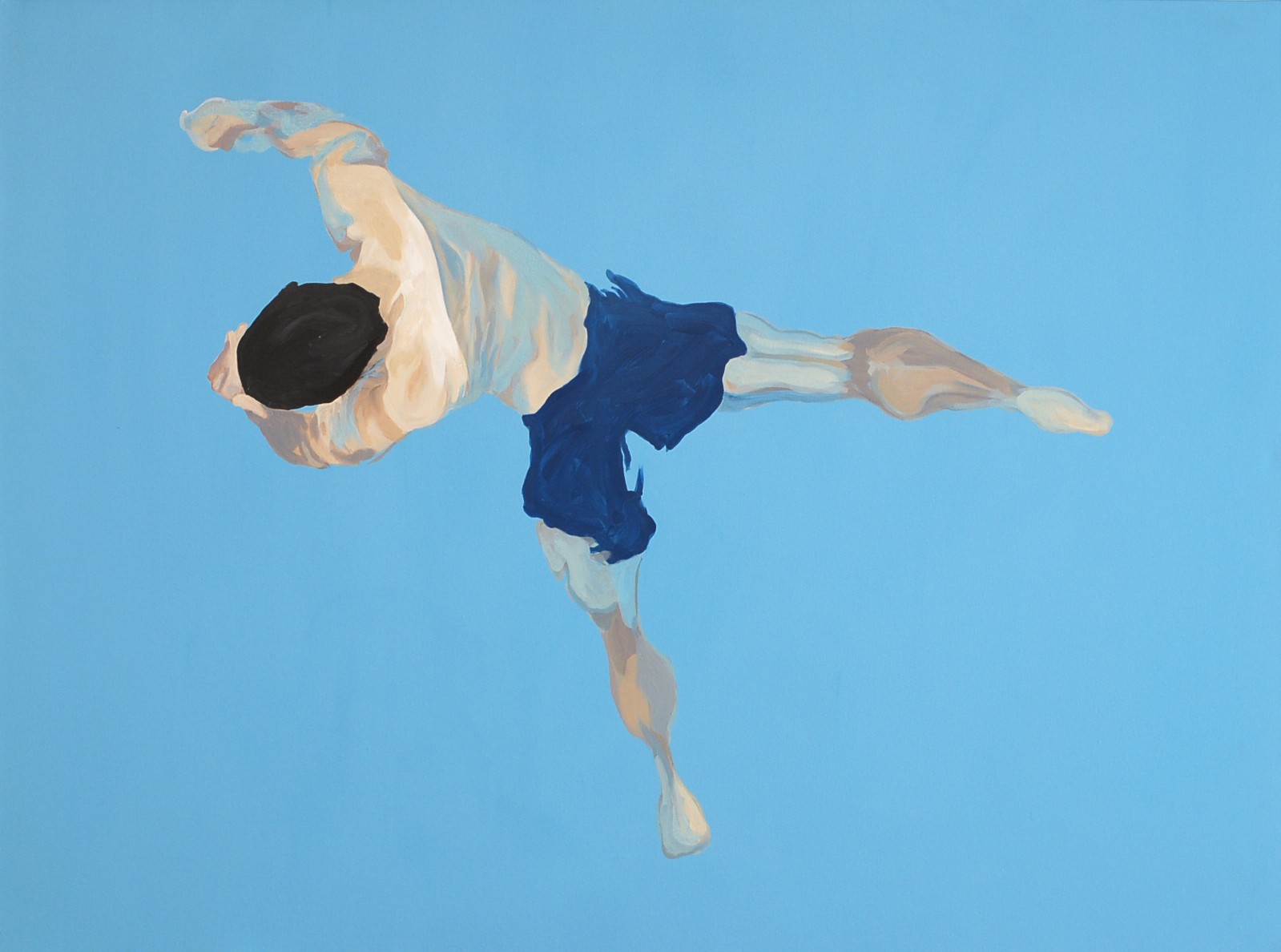 Flottant n°11, Acrylique sur toile, 130 x 97 cm, 2021