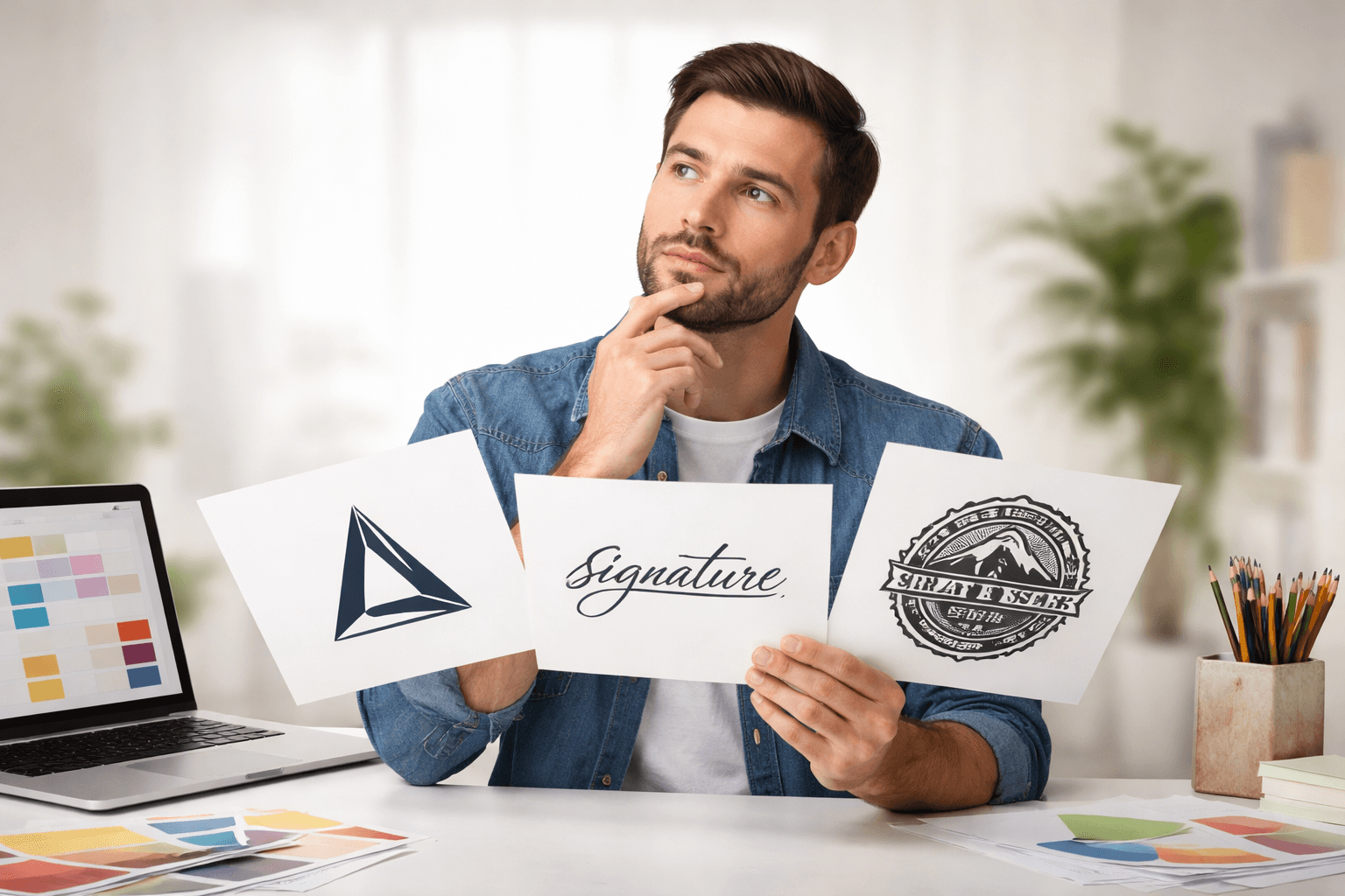 Close-up of lush, dark green leaves, some glossy and wet, against a muted background.