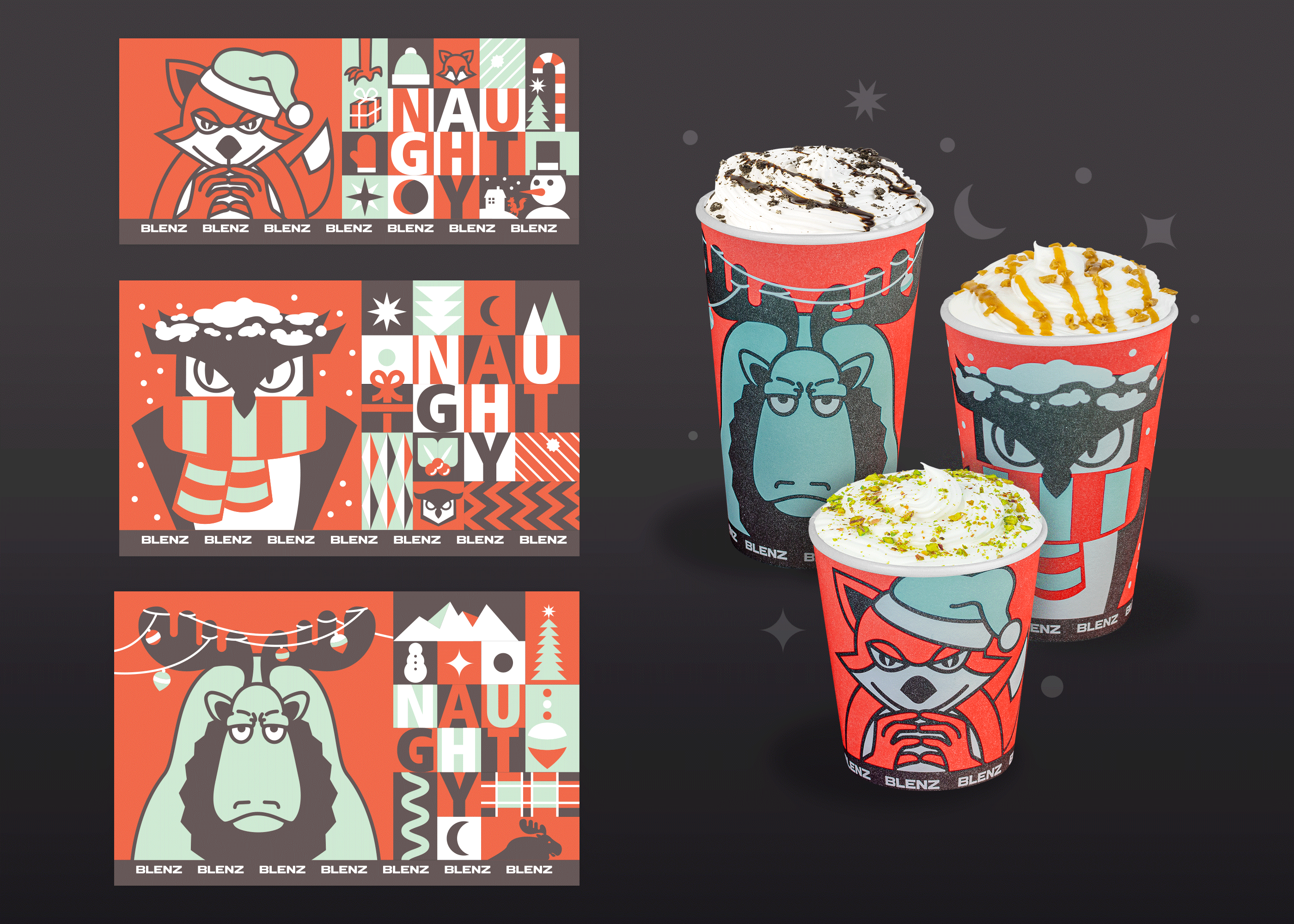 The Naught Cups in all their glory.