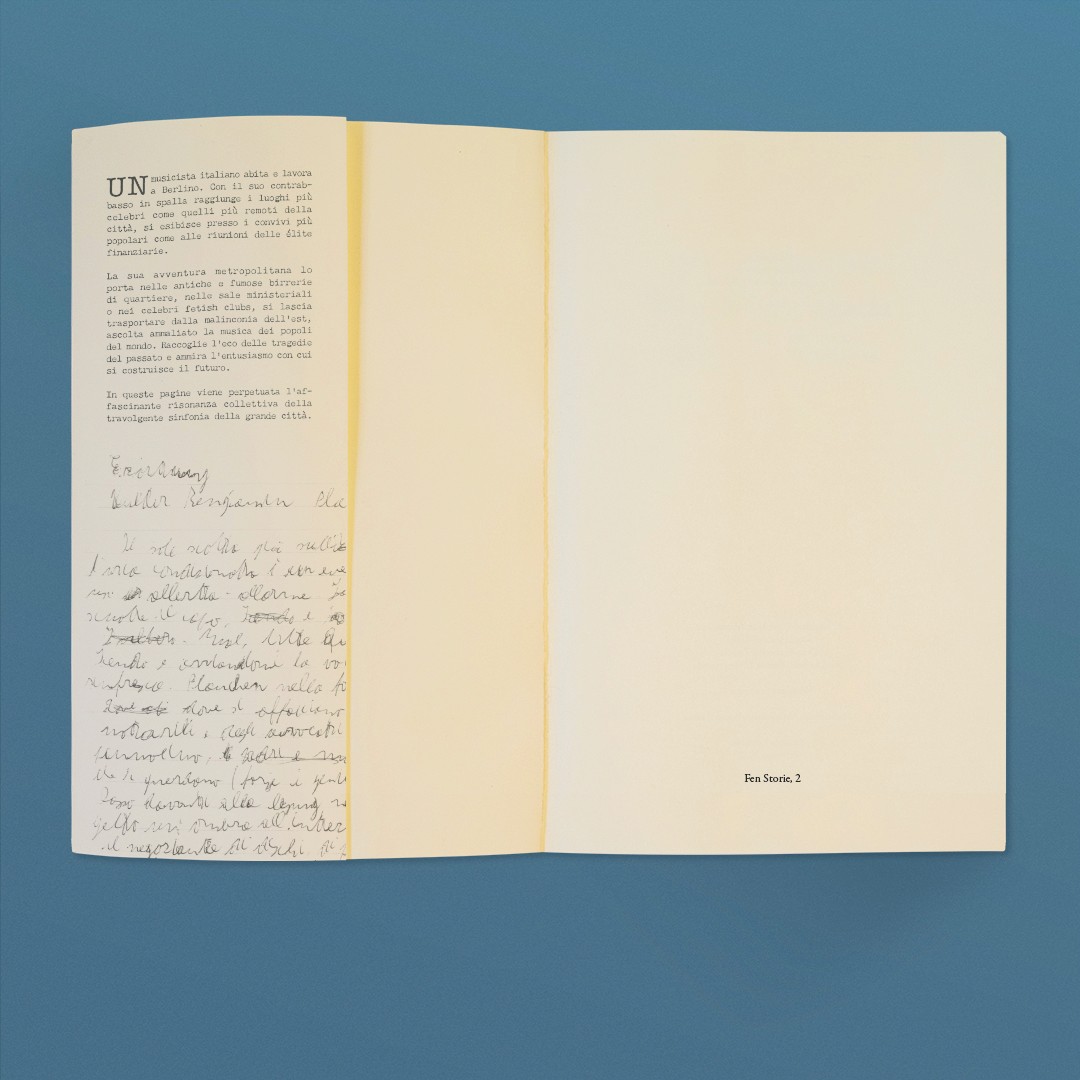 Risonanze Berlinesi di Carmelo Leotta. Aletta interna fronte. © Emanuele Tarchi