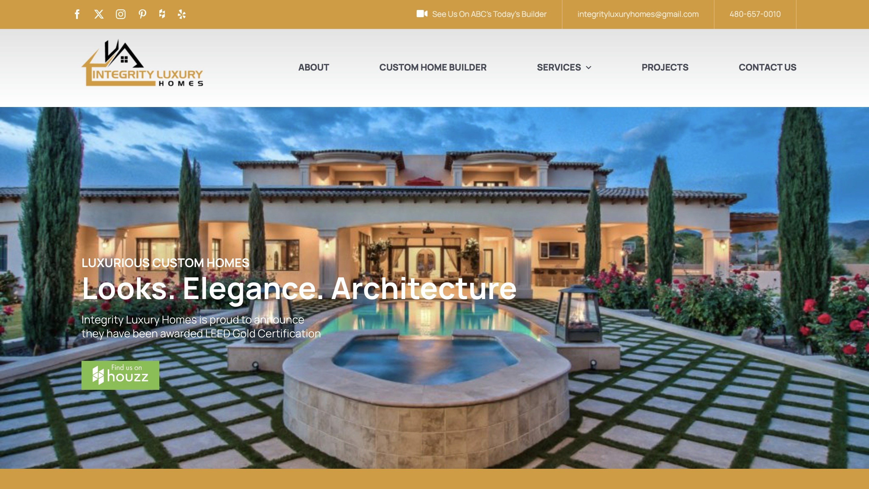 Luxury home website