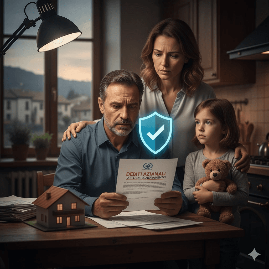Quando i debiti dell’impresa mettono a rischio la famiglia: come difendersi