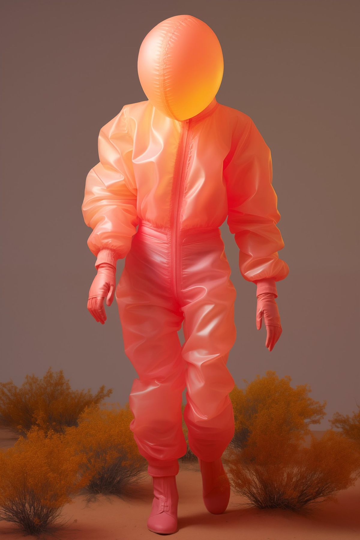 abstrakcyjny kostium