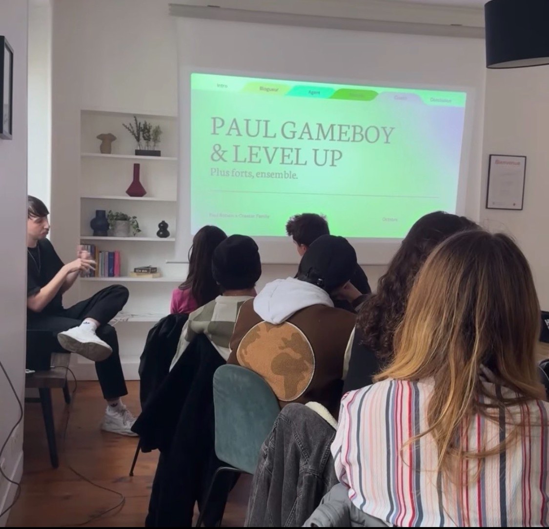 Paul Robein is teaching content creators.