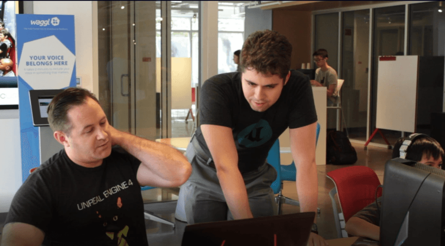 round black and white light