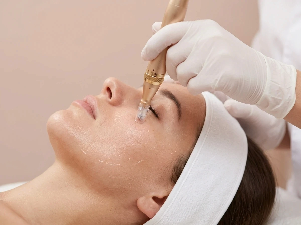 Dermapen mikroadatu terapija sejas ādas atjaunošanai
