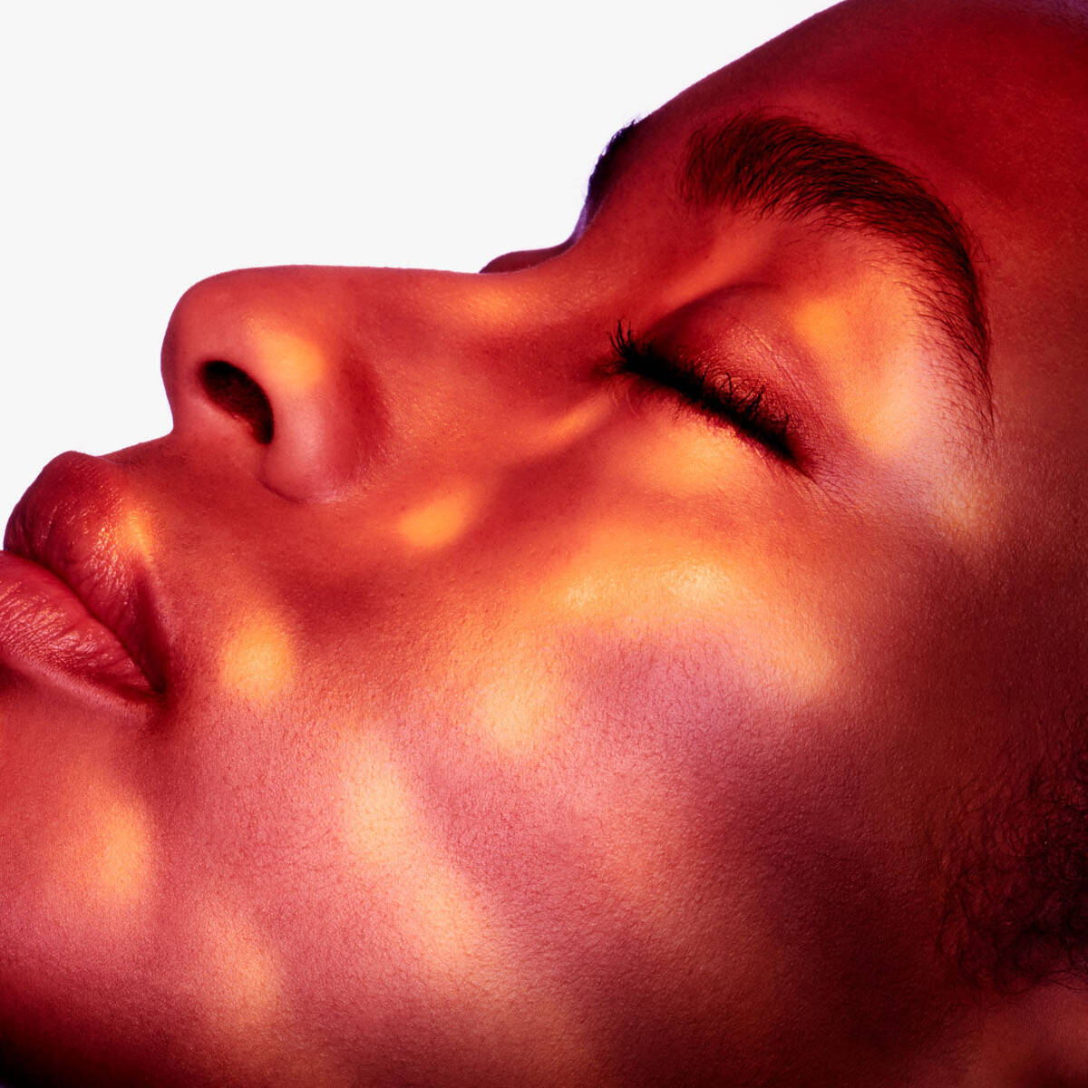 Woman receiving Light Therapy Treatment